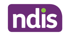 ndis logo with purple background and white text