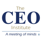 A logo that reads The CEO Institute A meeting of minds
